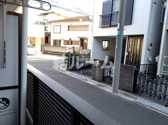 練馬区平和台２丁目のアパートの展望