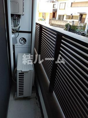 練馬区平和台２丁目のアパートのバルコニー