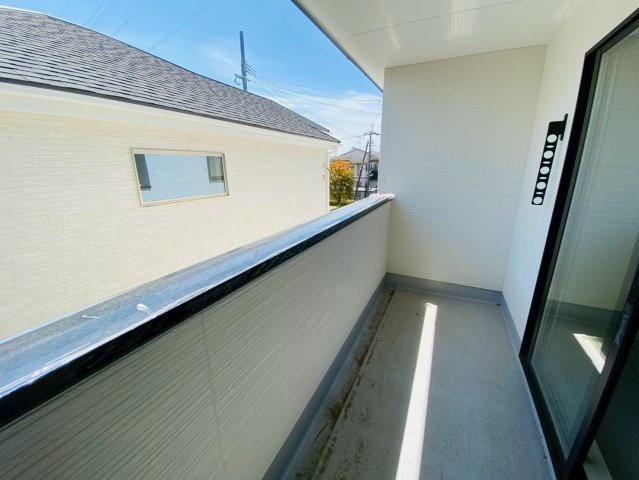 よかタウン／菊陽町沖野3丁目2期／1号棟のバルコニー|陽当たり良好なバルコニーです