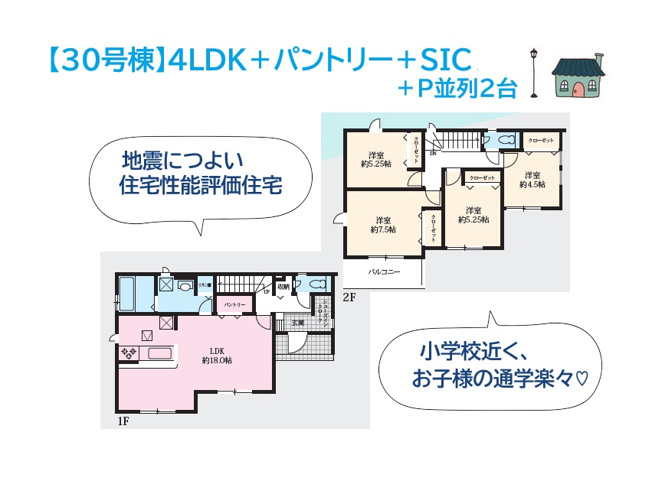 【間取り】 | 植栽・季節のお花もイキイキ育つ、日照良好な庭付き一戸建て◎　
青空の下、思いっきりアウトドアリビングが満喫できる住み心地も快適なお住まいです♪