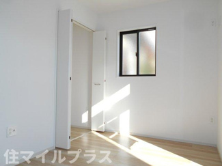 【洋室】 | 郡山市安積町笹川新築一戸建て2棟 | 広々とした洋室です