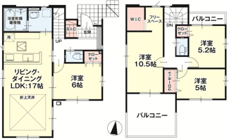 【間取り】 | 郡山市安積町笹川新築一戸建て2棟