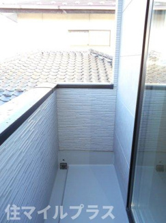 【バルコニー】 | 郡山市安積町笹川新築一戸建て2棟 | 落ち着いた時間を過ごせるバルコニーです