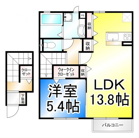ルミエール・Kの間取り