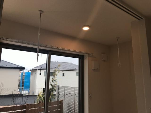 一宮町新築アパート（仮の設備|室内物干し（イメージ）