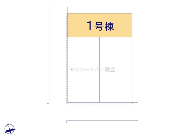 【区画図】 | 名古屋市緑区鳴海町字文木56-3『仲介料無料』新築戸建て | 1号棟