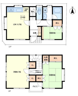 【間取り】 | 尼崎市菜切山町中古戸建 | 全てのお部屋が独立しており、プライバシー重視の間取りです♪