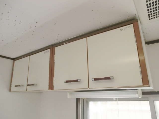 児玉ハイツのキッチン|キッチン上部の収納です。