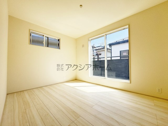 入間市下藤沢５丁目・全13棟　新築一戸建　1号棟　の寝室|洋室　6.0帖（南側）