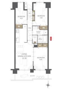 【間取り】浦和南パーク・ホームズ 