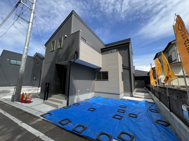 羽村市小作台4丁目　新築戸建全6棟の外観|駐車並列駐車2台可！！