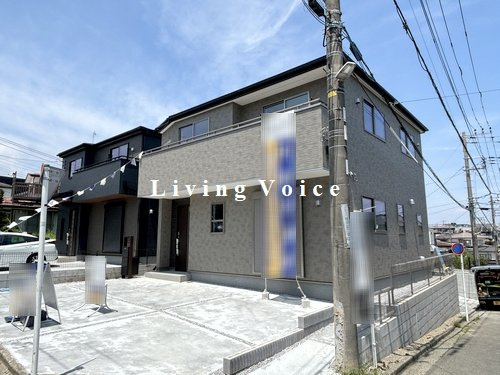 【外観】 | 【仲介手数料０円】伊勢原市八幡台2丁目　新築一戸建て　3号棟　全3棟 | 伊勢原市八幡台2丁目　新築一戸建て　全3棟