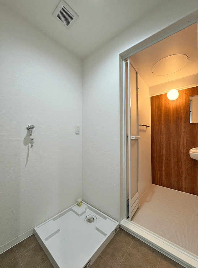 朝日プラザ大和町の脱衣所