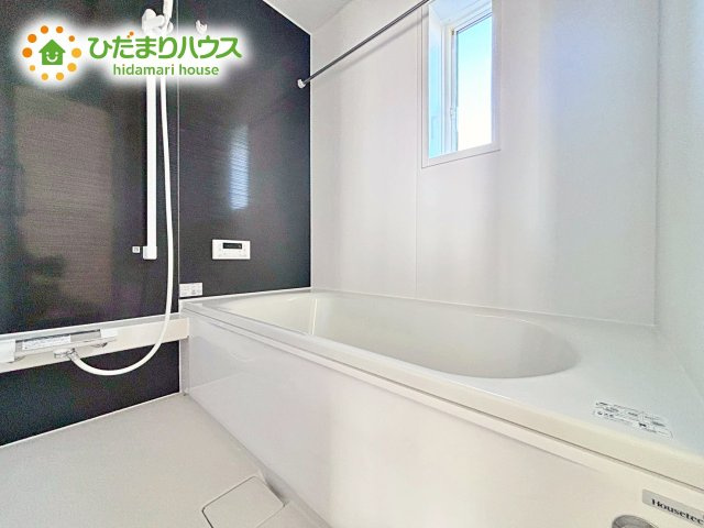 【浴室】 | ひたちなか市磯崎町第3　新築戸建　2号棟 | １日の疲れを癒すと共に、お子様からご年配者まで１年中快適にご入浴いただけます。