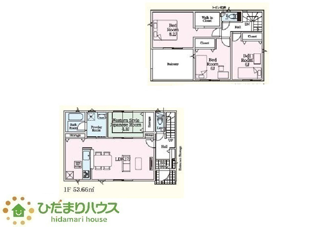 【間取り】 | ひたちなか市磯崎町第3　新築戸建　2号棟 | コミュニケーションの取りやすい対面キッチン