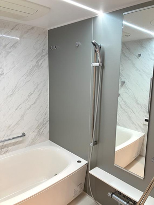 【浴室】 | プレミスト横濱反町 | ゆったり過ごせるお風呂です