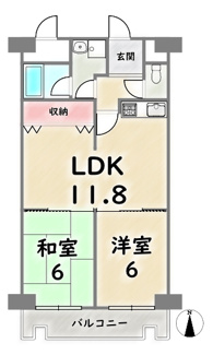 【間取り】 | 嵯峨ハイツ