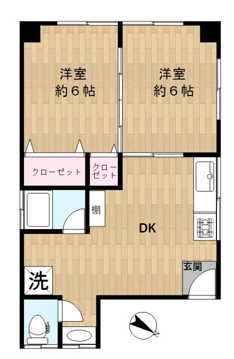 村上ビルの間取り