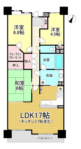 刈谷寿町パークホームズの間取り