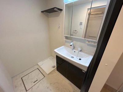 【洗面所】 | ベル・アンジュ(日高市四本木１丁目アパート新築工事) | 洗髪洗面化粧台（イメージ）