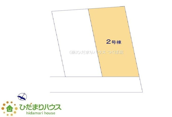 【区画図】 | 笠間市笠間第3　新築戸建　2号棟 | ご家族でお車に乗る方に！駐車場2台分あります