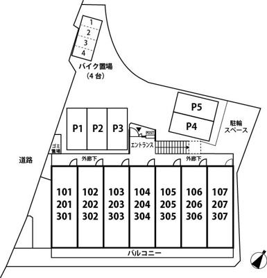 【区画図】 | リブリ・西谷