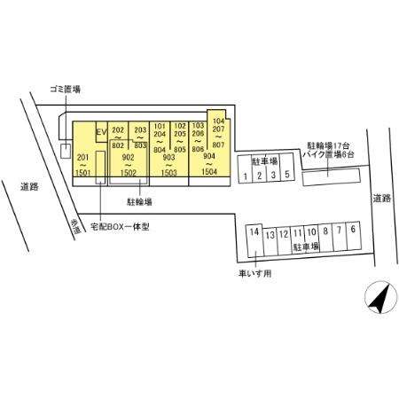 【区画図】 | D-ROOM千葉中央
