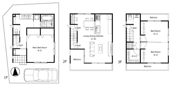 東村山市栄町3丁目・全1棟　新築一戸建　～全居室6帖以上～