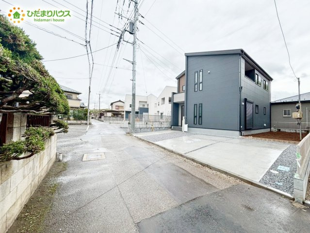 清水公園駅（独立戸建2棟）1号棟の前面道路含む現地写真