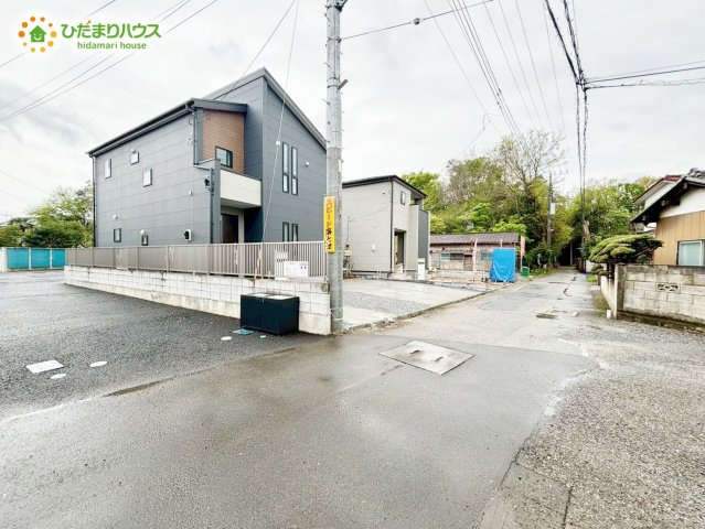 清水公園駅（独立戸建2棟）1号棟の前面道路含む現地写真