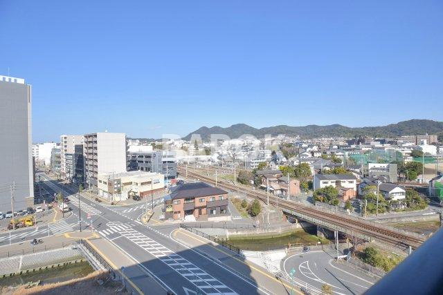 タワーズ香椎駅前のバルコニー