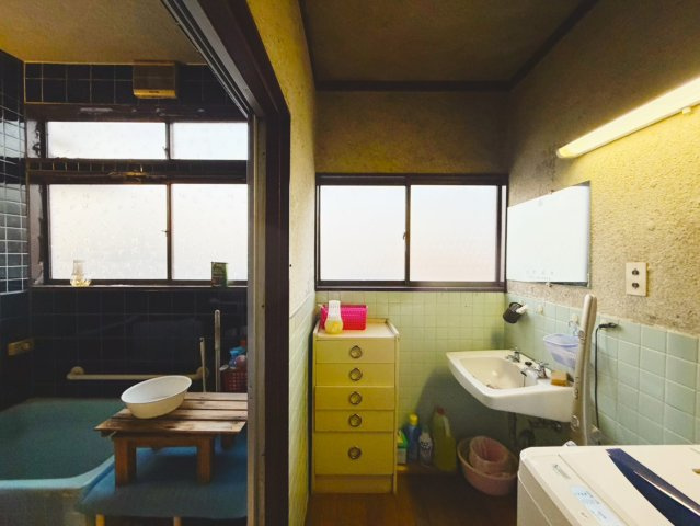 残地処分後引き渡し♪鹿沼市仁神堂町中古戸建の脱衣所