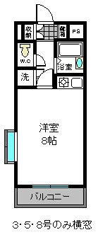 パークサイドビルの間取り