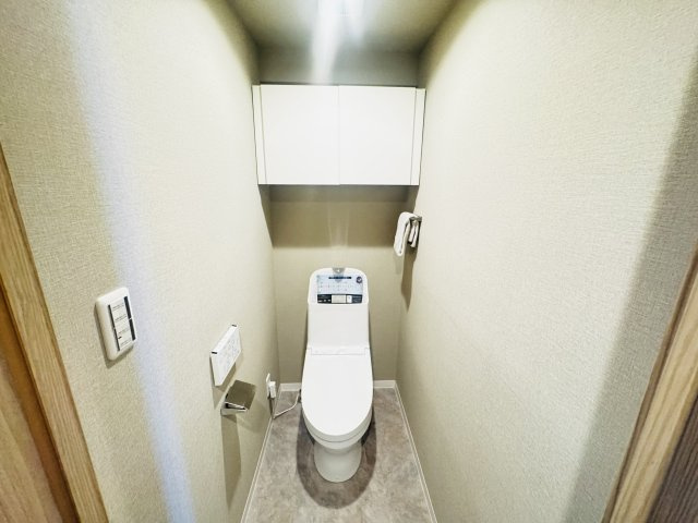 ダイアパレス高崎ガーデンステージのトイレ|現地写真　新品のトイレは汚れがつきにくくお手入れもしやすいのが特徴です♪