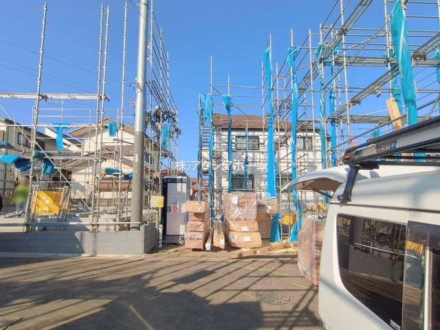所沢市上新井1丁目・全6棟　新築一戸建　3号棟　の前面道路含む現地写真|現地写真　2025年12月23日撮影