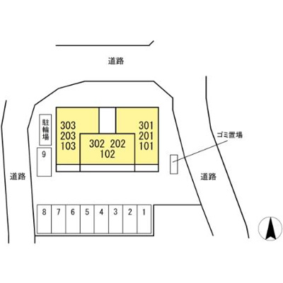 【区画図】 | トリシア野多目Ⅰ