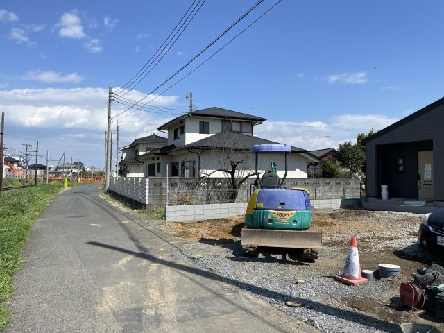 【前面道路含む現地写真】 | 深谷市田中第3　リーブルガーデン　新築戸建　全3棟　3号棟 | 4/16撮影