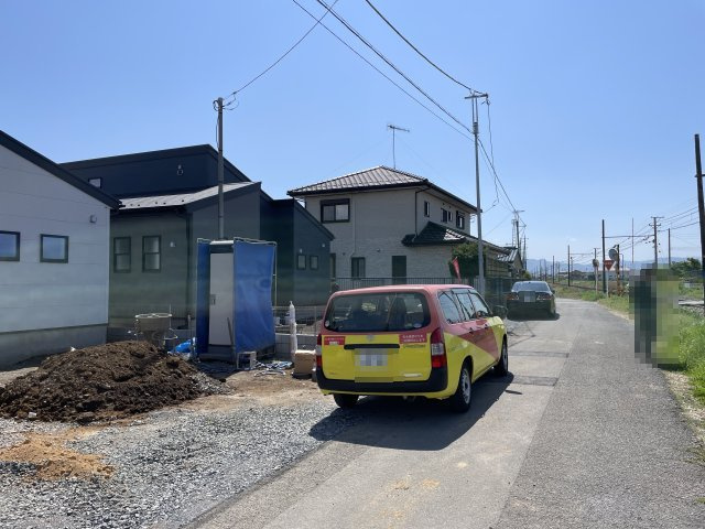 【前面道路含む現地写真】 | 深谷市田中第3　リーブルガーデン　新築戸建　全3棟　2号棟 | 4/16撮影
