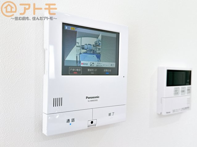 【防犯設備】 | 清水区北矢部町一丁目　新築戸建　3号棟 | TVモニター付きインターホンは訪問者を確認することができて、防犯性に優れています♪
