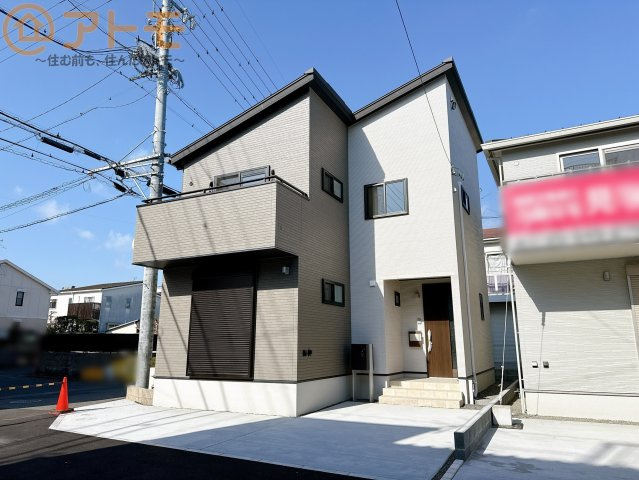 【外観】 | 清水区北矢部町一丁目　新築戸建　1号棟 | どっしりとした外観は安心感のあるマイホームを実感できますね♪