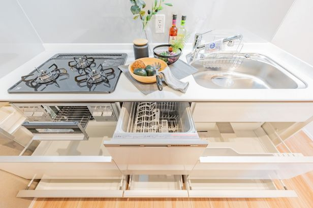 エンゼルハイム十日市場のキッチン