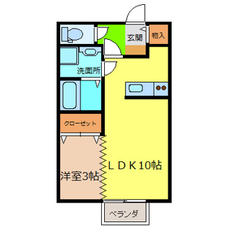 【間取り】 | エルフハイムかづみB
