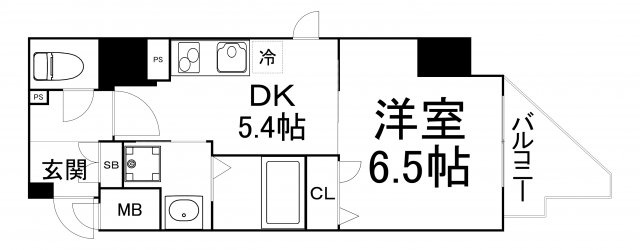 【間取り】 | ファーストフィオーレ谷町六丁目フェリシア