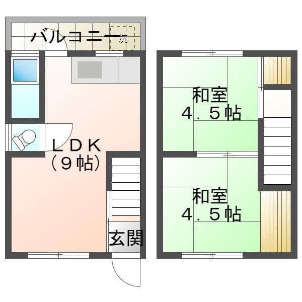 ARH福田1丁目戸建の間取り