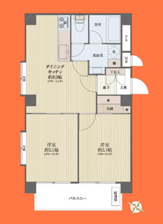 【間取り】 | 千歳台ヒミコセラン