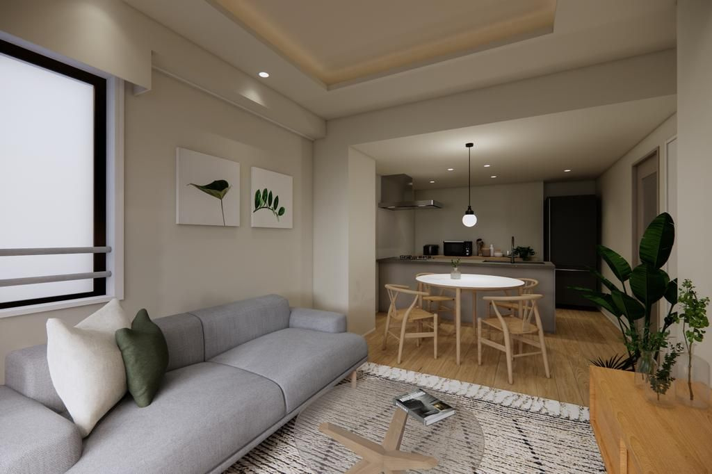 ロイヤルヴィーゼ学芸大学の居間・リビング