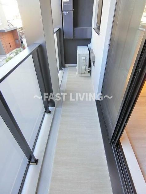 イプセ神楽坂のバルコニー