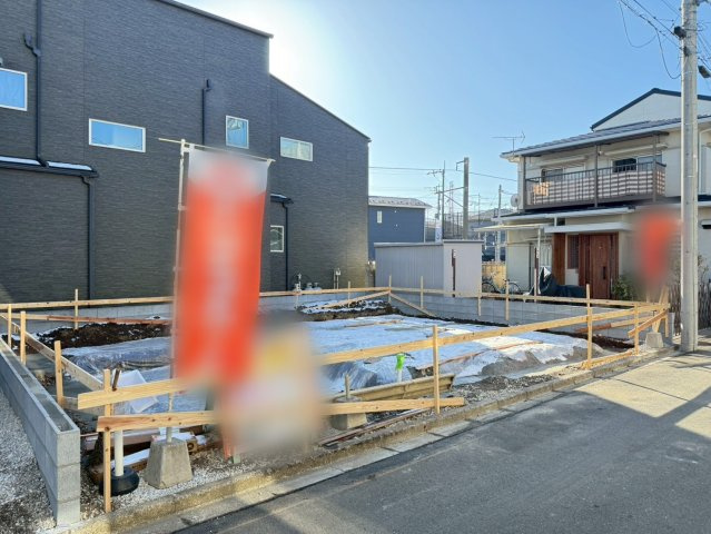 川越市上野田町　新築一戸建て　1号棟の外観|撮影済み