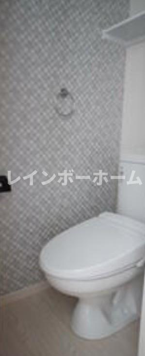 市川市新田５丁目のアパートのトイレ