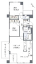 【間取り】 | アーバンビュー平井ツインズ三方向角部屋の２ＬＤＫリノベーション物件は各居室収納・窓付きのお部屋となっております！